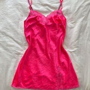 Vintage Victoria’s Secret Lace-Trim Slip Dress - Women Intimates